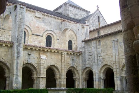 Nieul sur l'Autize abbey in the Vendee