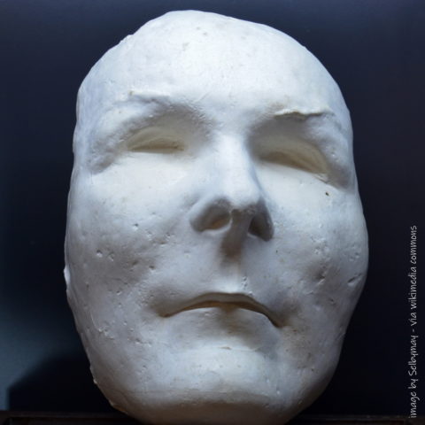 death mask of General Charente