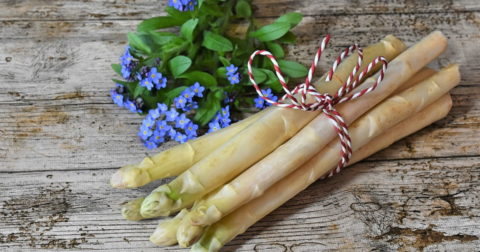 cooking with, koken met asperges