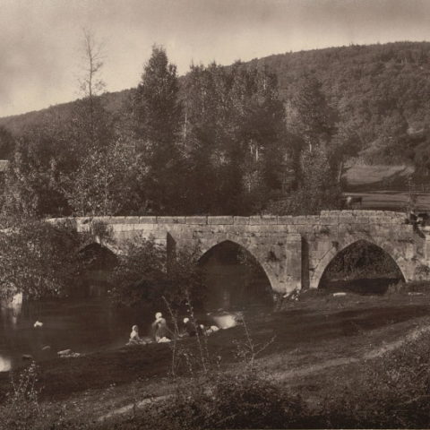 Vieux pont des Ouillères-Mervent By Jules Robuchon