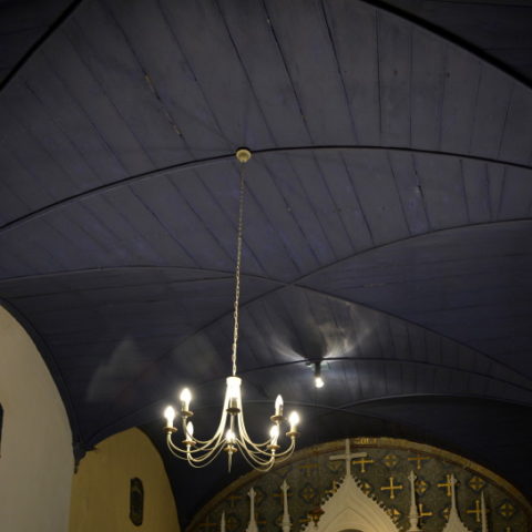 Ceiling of the Chapelle de la Brossardiere