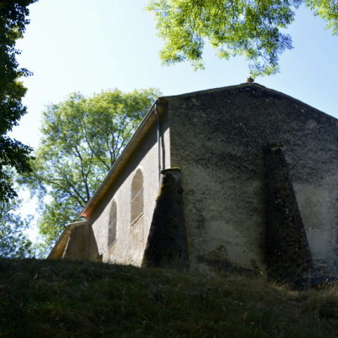 Chapelle de la Brossardiere on the hill