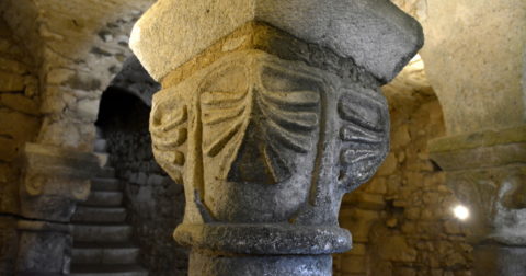 Roman Columns in Curzon Crypte Vendee