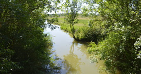 Marais Poitevin in La Claye village Vendee