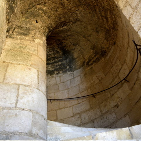 Abbey of Maillezais stairs