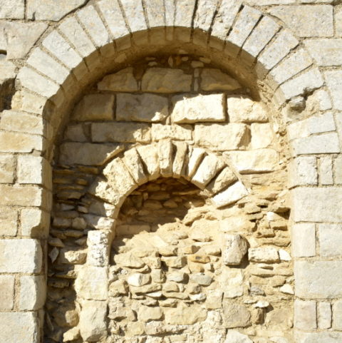 Maillezais Abbey detail