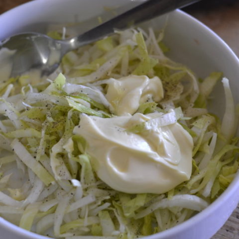 endive and mayo or yoghurt