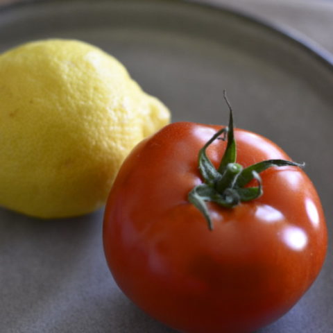 tomato and lemon