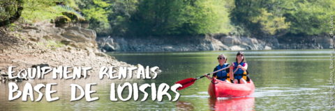 equipment rentals and base de loisirs in the mervent forest