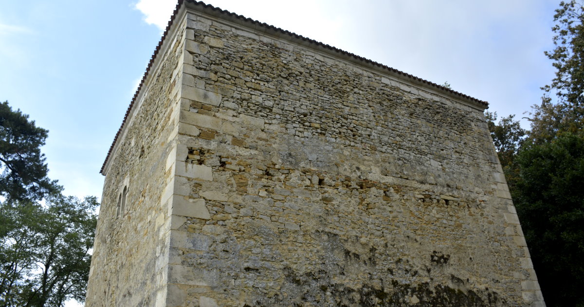 Chateau de Bessay in the Vendee with its pigeonniere