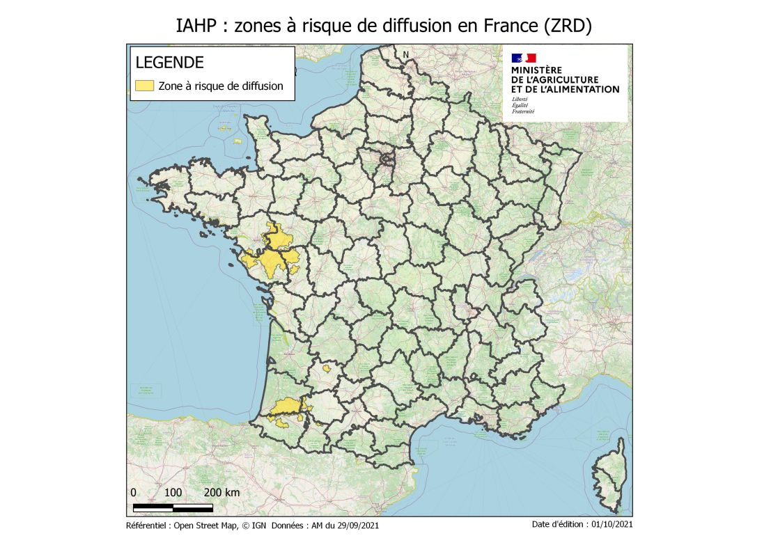 gouvernement agriculture france influenza aviaire 2022