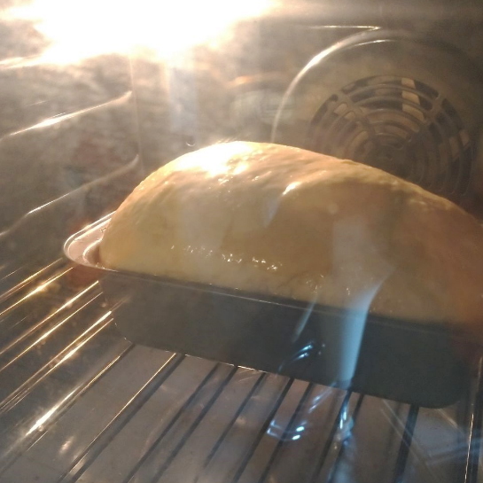 milk bread baking